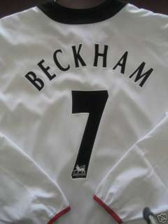 Mint 2002 Nike Beckham Manchester United L/S Jersey L  