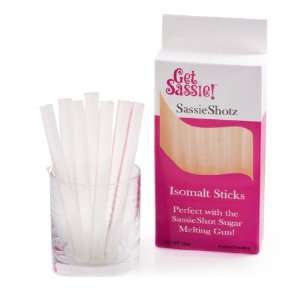  SassieShotz Isomalt Sticks, Clear Jewel