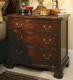Cherry 3 Drawer Nightstand Bedside Chest of Drawers  