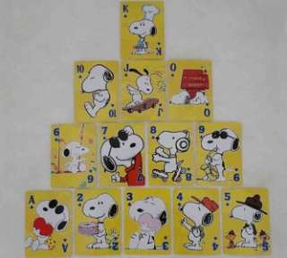 Cartoon Poker Playing cards   SNOOPY SNA016c207  