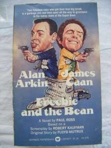 FREEBIE AND THE BEAN~MOVIE PB BOOK~1974~JAMES CAAN  