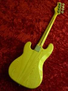 Harmony Vintage 1982 Ash Body Maple Fretboard Neck Bass Guitar  