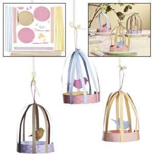  Spring Patterned Birdcages Kit   Adult Crafts & Decoration 