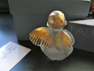 Lalique Elton John Angel Cherub CAPRICCIOSO NEW In Box 14K Gold 