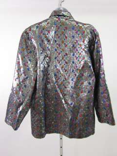 VNTG BEJE LTD. Silver Multicolored Blazer Jacket  