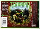 Terrapin Beer MONKS REVENGE BELGIAN STYLE IPA beer label GA 12 oz 
