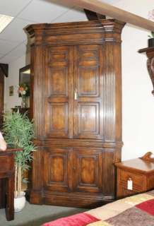 XL Tudor Jacobean Corner Cabinet Oak Farmhouse  