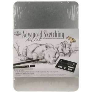    Advanced Sketching Art Kit With Tin 8 1/2x6  