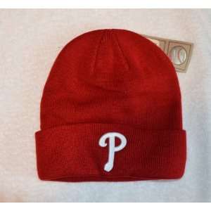  Philadelphia Phillies Cuffed Beanie Red Hat mlb Winter 