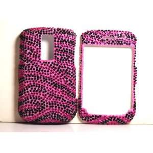  Hot Pink with Black Zebra Blackberry 9000 Bold Sparkling 
