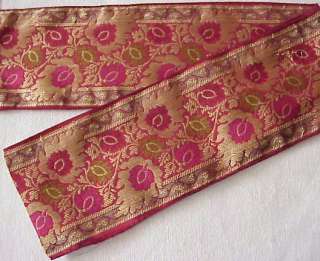 , jacquard trim is traditionally woven in the Indian city of Benares 