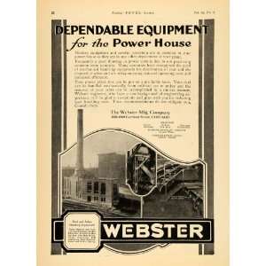  1925 Ad Webster Coal Ash Handling Hopper Feeder Bucket 