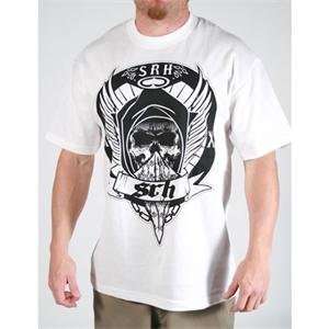 SRH Death Squad T Shirt   Large/White Automotive