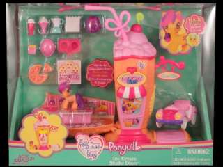 NEW My Little Pony Ponyville Ice Cream Shake Diner Set  