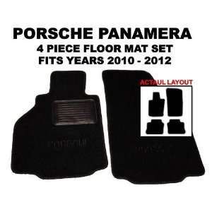  Porsche Panamera OEM *BLACK* Floor Carpet Mats Matting 
