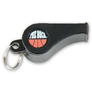    BL70 ROC Black Plastic Whistle with The Rock Logo
