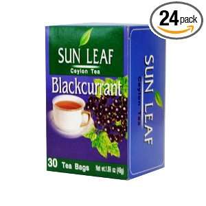 Sun Leaf Black Currant Tea, 30 Count Tea Grocery & Gourmet Food