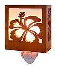 new hawaiian hawaii design island theme tropical night light hibiscus