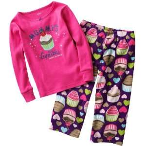 Carters Toddler Girls 2 Piece Mommys Little Cupcake Cotton and 