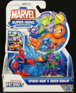   Super Hero Adventure Playskool Heroes Spider Man & Green Goblin HASBRO