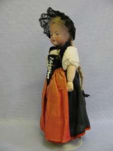   KESTNER Doll 180 Series CHARACTER Fully Jointed BERNE Swiss Costume