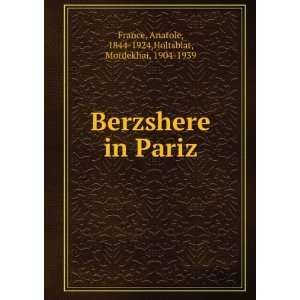  Berzshere in Pariz Anatole, 1844 1924,Holtsblat 