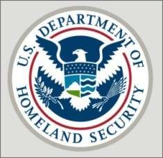 DEPT. OF HOMELAND SECURITY MILITARY STICKER (DECAL)  