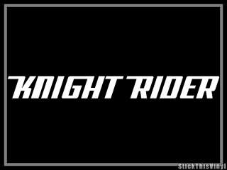 Knight Rider 1982 David Hasselhoff Decal Sticker (2x)  