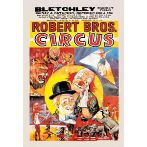 Exclusive By Buyenlarge Robert Brothers Circus at Bletchley Market 