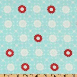   Bliss Flannel Marmalade Aqua Fabric By The Yard Arts, Crafts & Sewing
