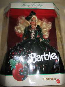 Barbie Doll, Happy Holidays Special Edition 1991, Caucasion, Mattel 