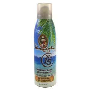   Panama Jack Continuous Clear Sunscreen Spray SPF# 15 6 oz. Beauty