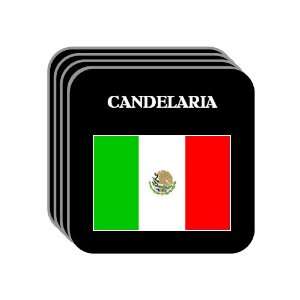  Mexico   CANDELARIA Set of 4 Mini Mousepad Coasters 