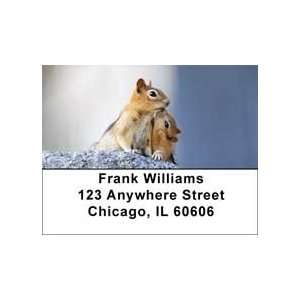  Baby Chipmunk With Mother Address Labels