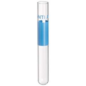 Kimble Chase 10BZ2 Borosilicate Glass Blue Color Coded ANTI A1 Blood 