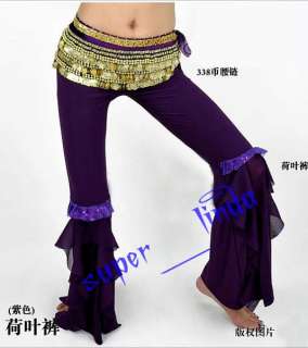 New belly dance Costume Lotus trousers pants 9 colours  