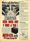 1950 Auto Lite Sta Ful Battery Betty Hutton Lets Dance Ad