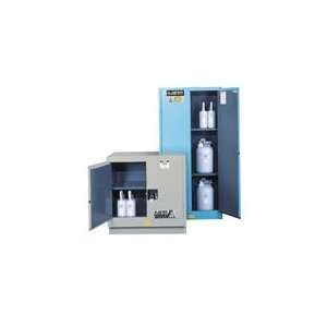Justrite Blue Steel Sure Grip EX Safety Cabinet, 60 gal capacity   2 