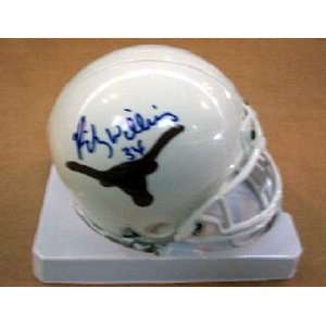   Signed Ricky Williams Mini Helmet   Texas Longhorns