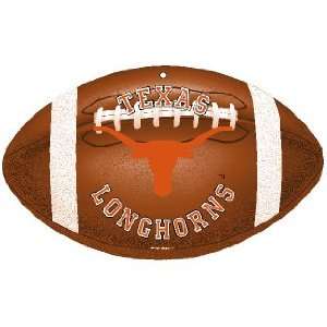  Texas Longhorns Football Shaped Sign *
