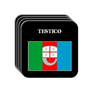  Italy Region, Liguria   TESTICO Set of 4 Mini Mousepad 