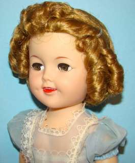 Shirley Temple Doll Flirty Eyes 1959 63 Party Dress 17i  