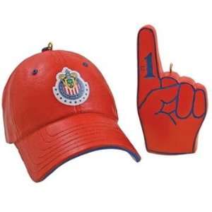 Mexican Soccer Cap & Finger Ornament Set  Sports 