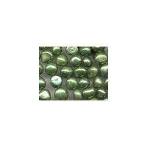  Economy Grade Green Nugget Pearls Arts, Crafts & Sewing