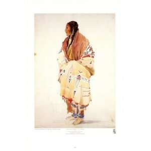  Chan Cha Uia Teuin, Teton Woman by Carl Bodmer 15x23 Baby