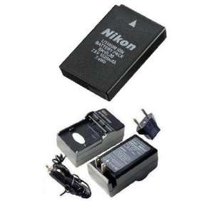  Battery And Charger Kit includes Nikon EN EL20 + Digi AC 