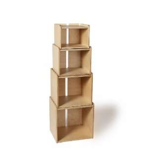  OFFI Nester Stacking Boxes   Birch