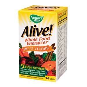 Alive  MultiVitamin with Iron 90 Tablets by Natures Way