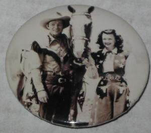 Roy Rogers Dale Evans & Trigger Photo Pin  