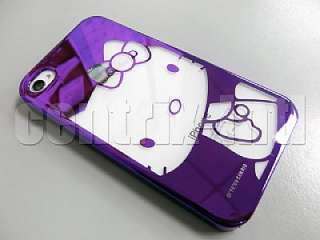 Hello Kitty Purple Chrome Hard Plastic Case for iPhone 4 & 4S  